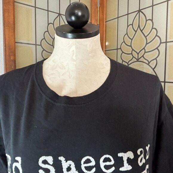 Ed Sheeran Shirt Black Blue Mathematics 2023 Tour Concert Size L - Picture 4 of 10